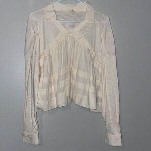 Pilcro blouse long sleeve size S